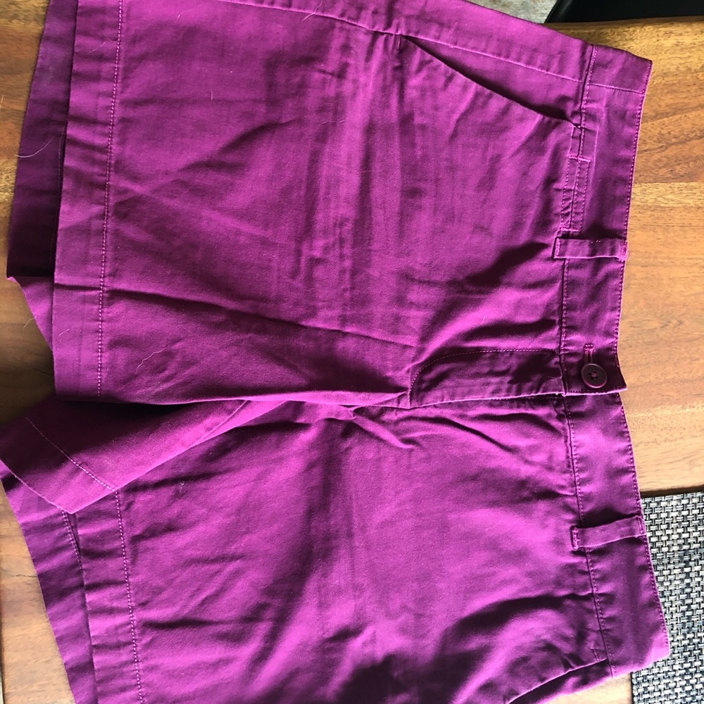 LOFT purple shorts with 6” inseam